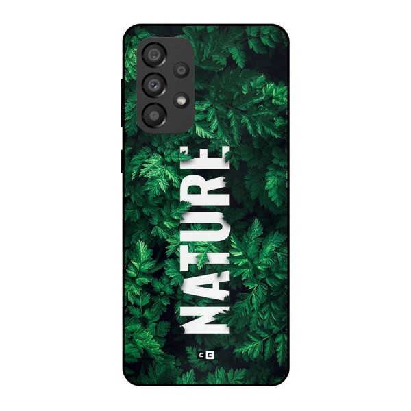 Nature Leaves Metal Back Case for Galaxy A33 5G