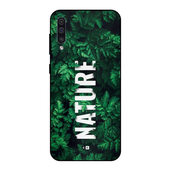 Nature Leaves Metal Back Case for Galaxy A50s