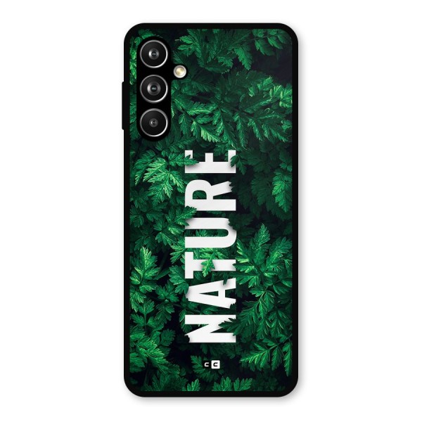 Nature Leaves Metal Back Case for Galaxy F54