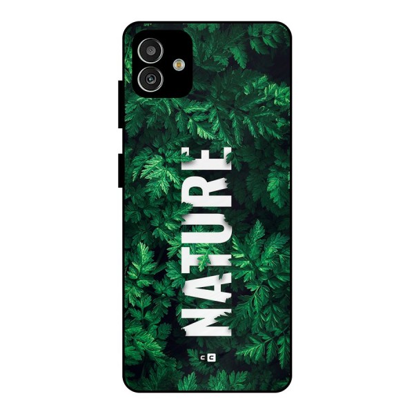 Nature Leaves Metal Back Case for Galaxy M13 5G