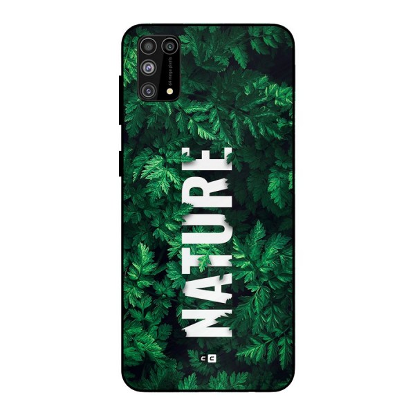 Nature Leaves Metal Back Case for Galaxy M31