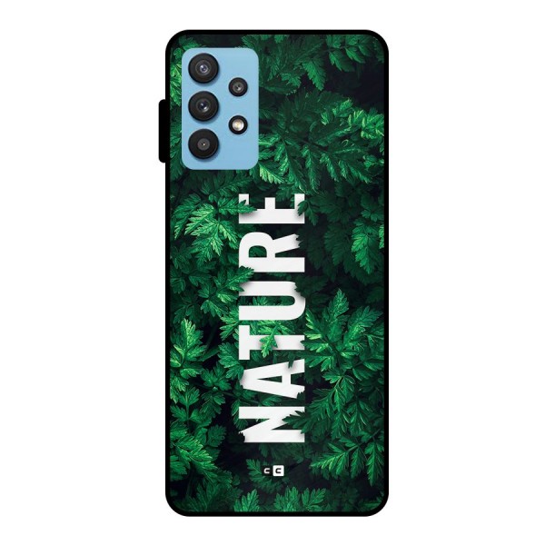 Nature Leaves Metal Back Case for Galaxy M32 5G