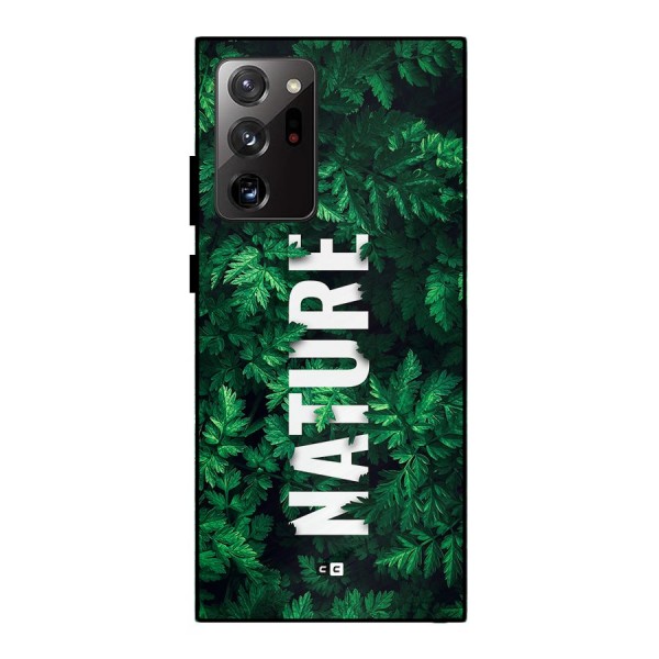 Nature Leaves Metal Back Case for Galaxy Note 20 Ultra