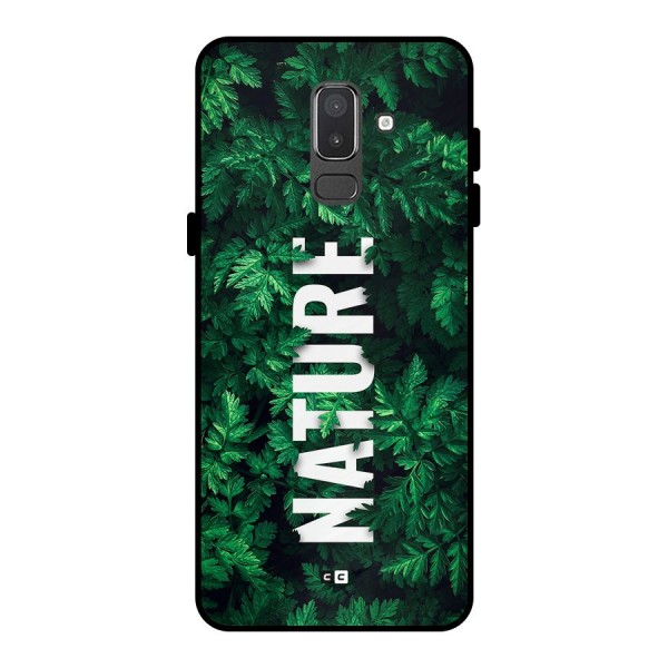 Nature Leaves Metal Back Case for Galaxy On8 (2018)