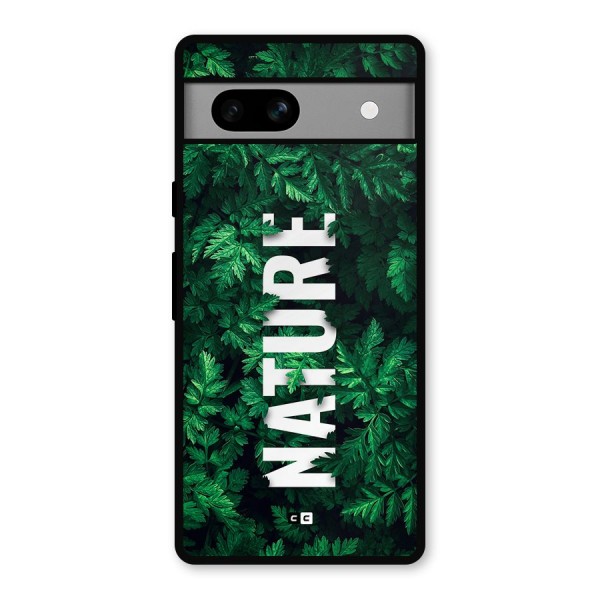 Nature Leaves Metal Back Case for Google Pixel 7a