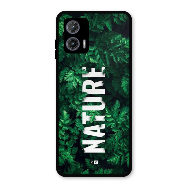 Nature Leaves Metal Back Case for Moto G73