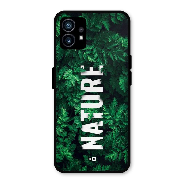 Nature Leaves Metal Back Case for Nothing Phone 1