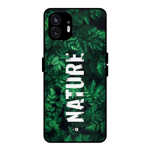 Nature Leaves Metal Back Case for Nothing Phone 2