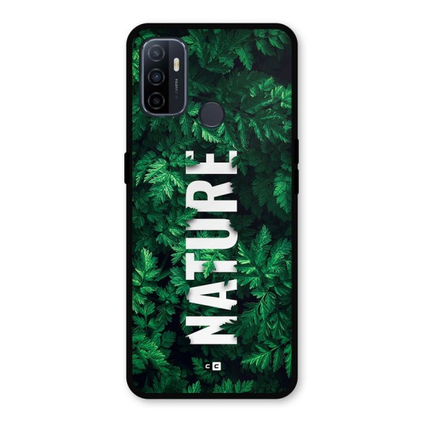 Nature Leaves Metal Back Case for Oppo A53