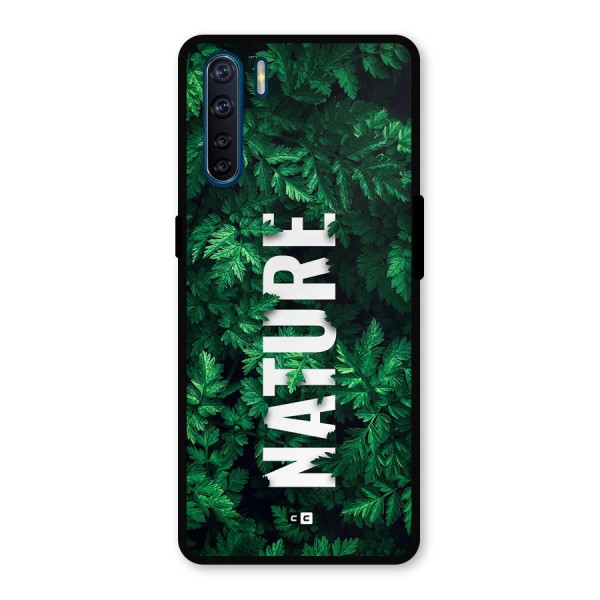 Nature Leaves Metal Back Case for Oppo F15