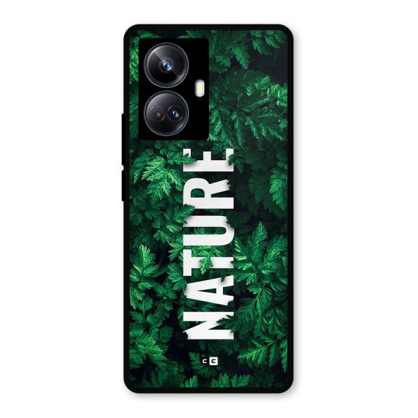 Nature Leaves Metal Back Case for Realme 10 Pro Plus