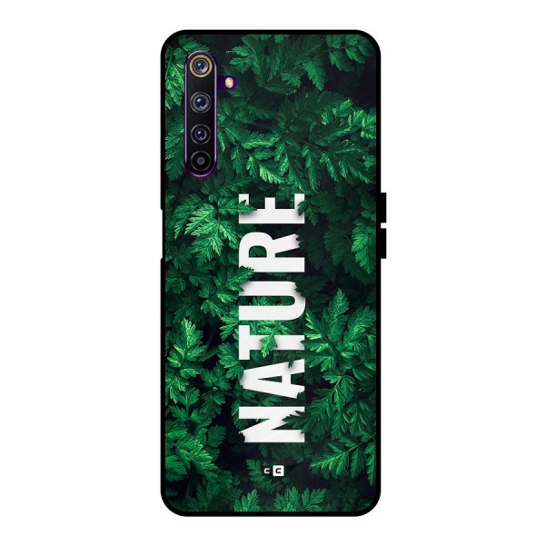 Nature Leaves Metal Back Case for Realme 6 Pro