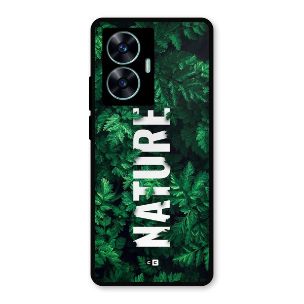 Nature Leaves Metal Back Case for Realme C55