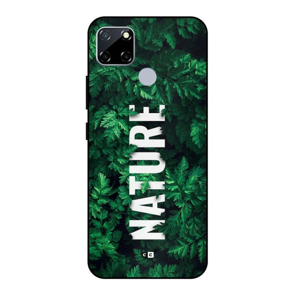 Nature Leaves Metal Back Case for Realme Narzo 20