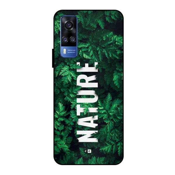 Nature Leaves Metal Back Case for Vivo Y51