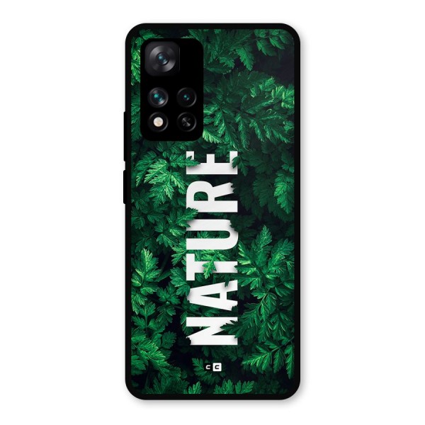 Nature Leaves Metal Back Case for Xiaomi 11i 5G