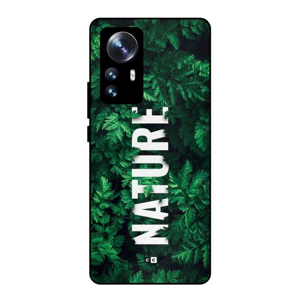 Nature Leaves Metal Back Case for Xiaomi 12 Pro