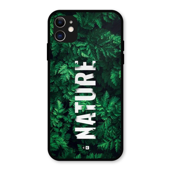 Nature Leaves Metal Back Case for iPhone 11