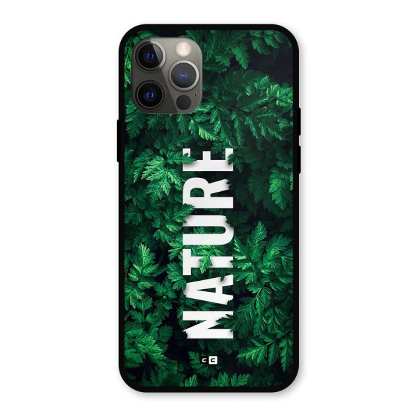 Nature Leaves Metal Back Case for iPhone 12 Pro