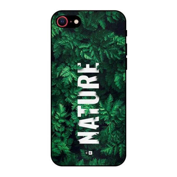 Nature Leaves Metal Back Case for iPhone SE 2020