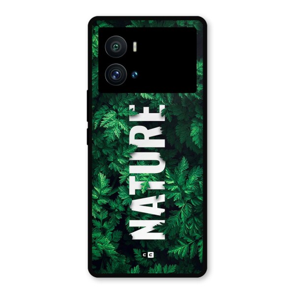 Nature Leaves Metal Back Case for iQOO 9 Pro