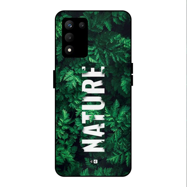 Nature Leaves Metal Back Case for realme 9 5G SE