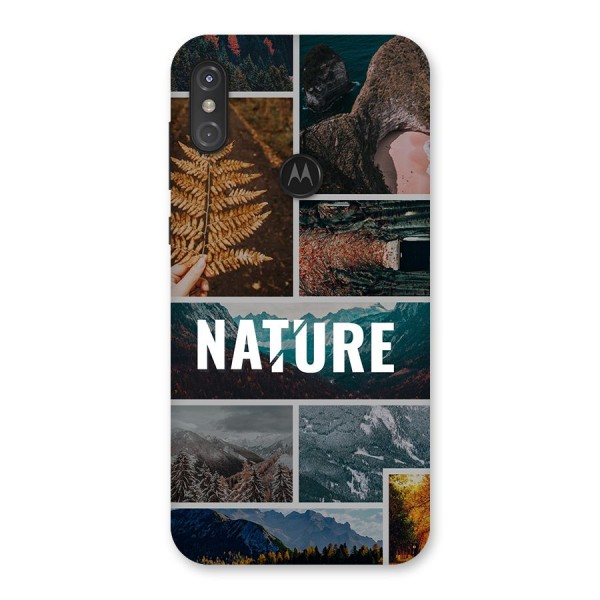 Nature Travel Back Case for Motorola One Power