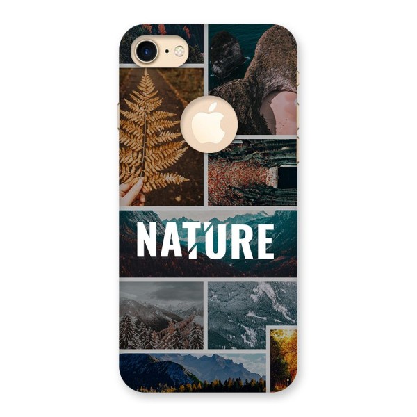 Nature Travel Back Case for iPhone 8 Logo Cut