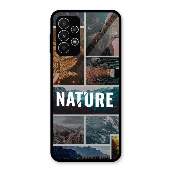 Nature Travel Glass Back Case for Galaxy A23