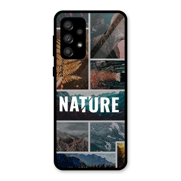 Nature Travel Glass Back Case for Galaxy A32