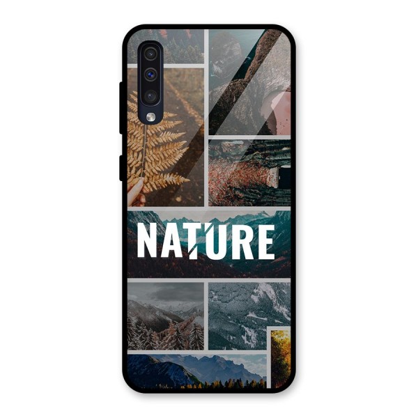 Nature Travel Glass Back Case for Galaxy A50