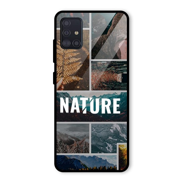 Nature Travel Glass Back Case for Galaxy A51