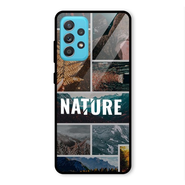 Nature Travel Glass Back Case for Galaxy A52