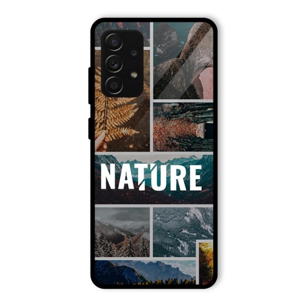 Nature Travel Glass Back Case for Galaxy A53 5G