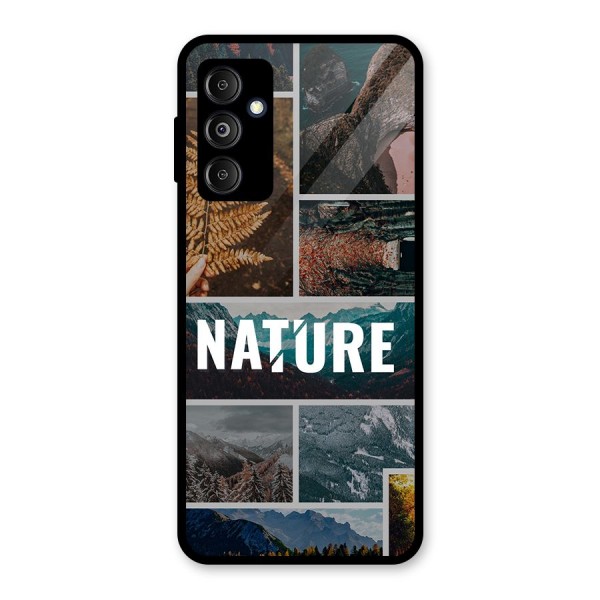 Nature Travel Glass Back Case for Galaxy M14 5G