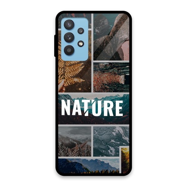 Nature Travel Glass Back Case for Galaxy M32 5G