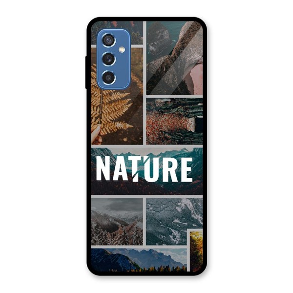 Nature Travel Glass Back Case for Galaxy M52 5G