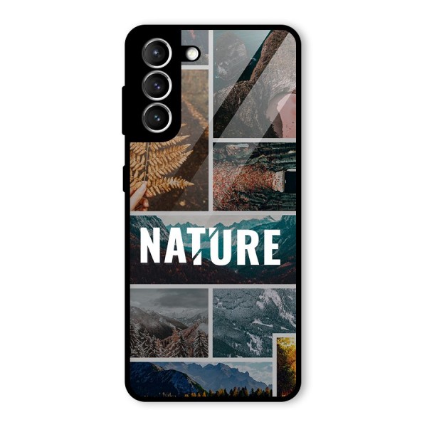 Nature Travel Glass Back Case for Galaxy S21 5G