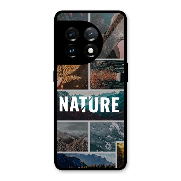 Nature Travel Glass Back Case for OnePlus 11