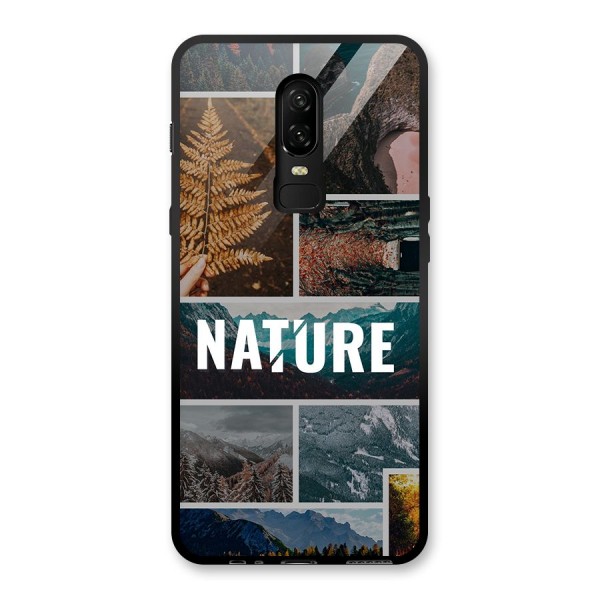 Nature Travel Glass Back Case for OnePlus 6