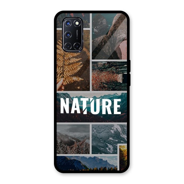 Nature Travel Glass Back Case for Oppo A52