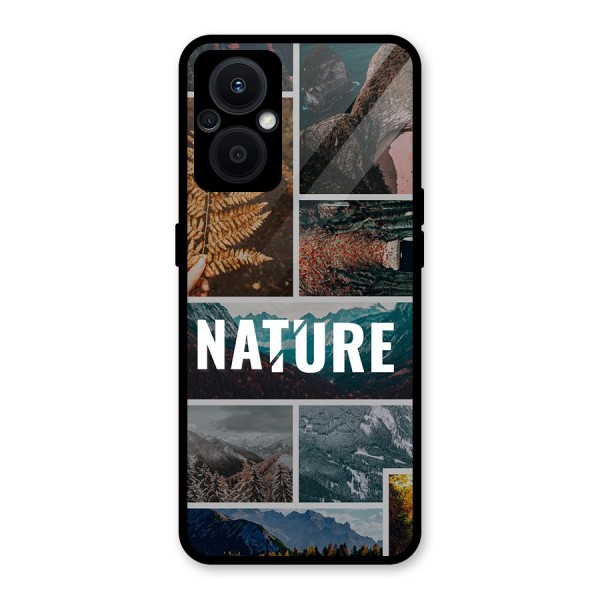 Nature Travel Glass Back Case for Oppo F21s Pro 5G