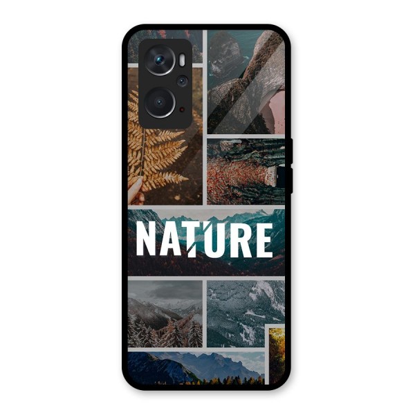 Nature Travel Glass Back Case for Oppo K10 4G