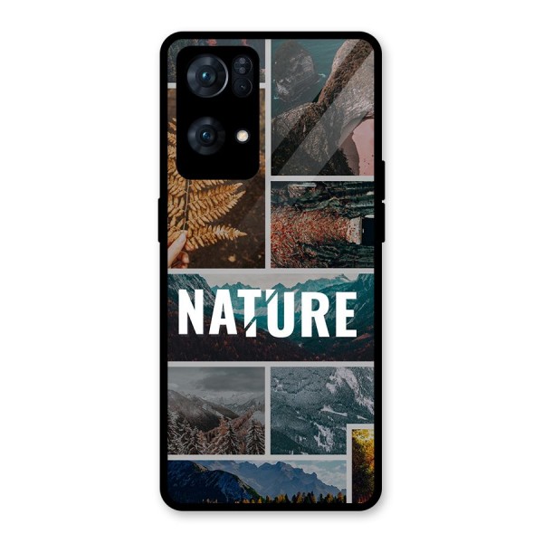 Nature Travel Glass Back Case for Oppo Reno7 Pro 5G