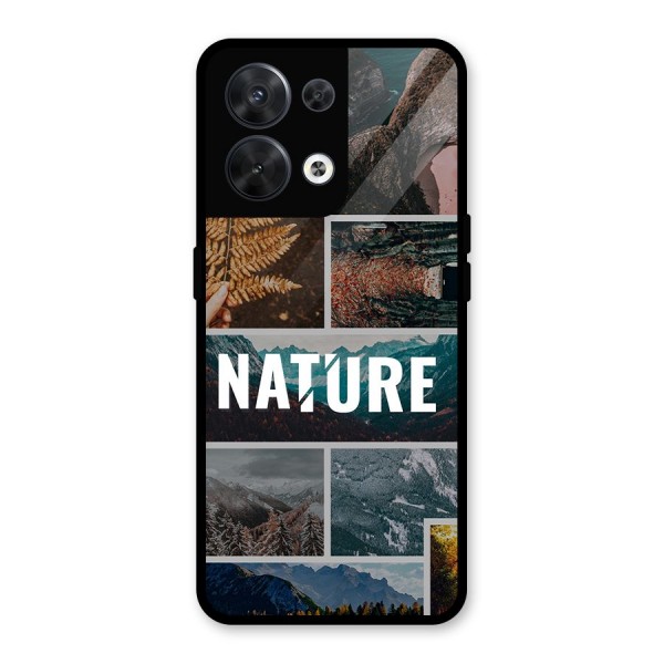 Nature Travel Glass Back Case for Oppo Reno8 5G