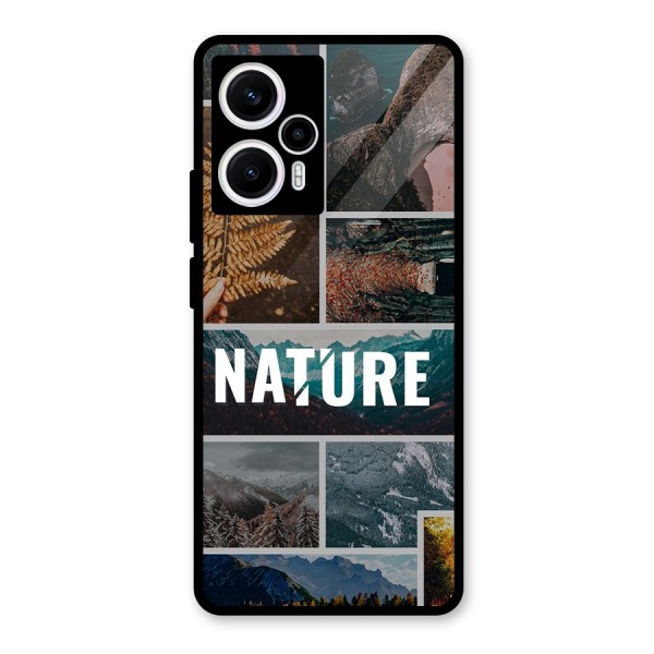 Nature Travel Glass Back Case for Poco F5