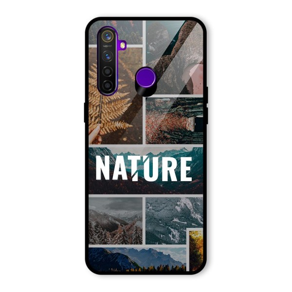 Nature Travel Glass Back Case for Realme 5 Pro