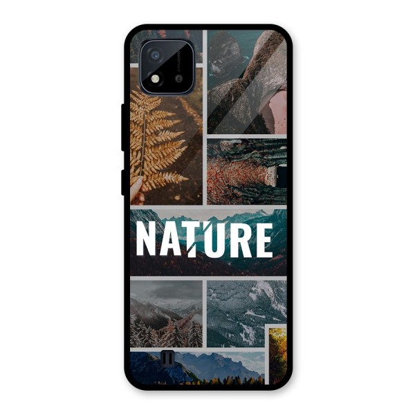 Nature Travel Glass Back Case for Realme C11 2021