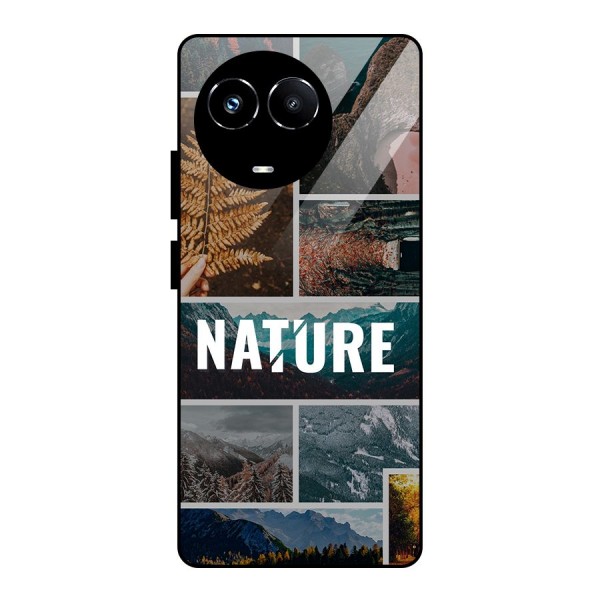 Nature Travel Glass Back Case for Realme Narzo 60X