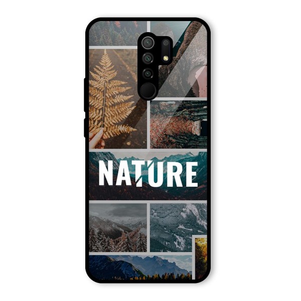 Nature Travel Glass Back Case for Redmi 9 Prime